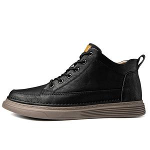 Противоскользящие амортизаторы с износостойкими свойствами. Кроссовки для скейтбординга средней высоты унисекс PAIBLOKS, Black