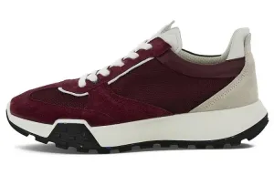 Кроссовки ecco Lifestyle Shoes Men Low-top Burgundy, цвет Burgundy