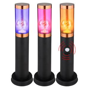 Уличный светодиодный светильник из нержавеющей стали с черным медным покрытием Globo Lighting, черный