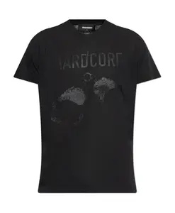 Футболка с принтом Dsquared2, черный