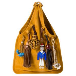 MIU MIU Женская сумка из ягненка желтая