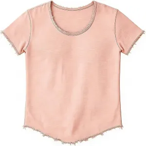 Мужская хлопковая льняная рубашка с коротким рукавом Pink