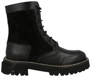 Ботинки Ferragamo Luri Combat, черный