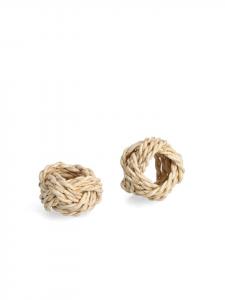 Zeller Present Коричневые кольца для салфеток