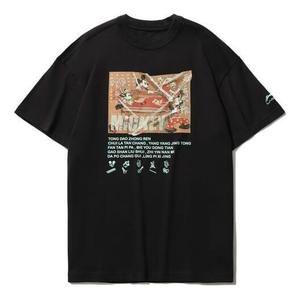 Футболка x disney crossover pattern print футболка с коротким рукавом Li-Ning, черный