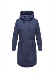 Полупальто Megumii 16 MARIKOO, ярко-темно-синий