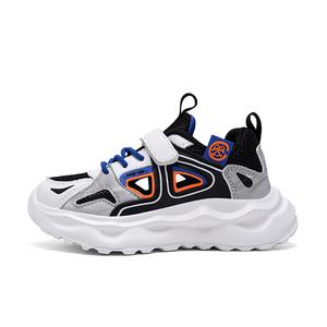 Дышащие низкие кроссовки для бега для детей SHIBU, черный/синий