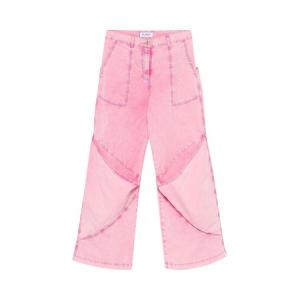 Джинсы The Attico Wide Leg Jeans 'Pink', розовый