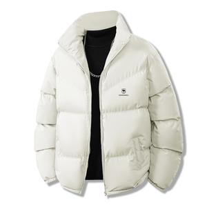 Пуховик Unisex Stand Collar Thickened Padded Puffer Jacket VanCamel, экрю