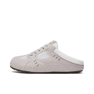 JimiXiong Женские бежевые тапочки закрытого носка с резиновой подошвой, устойчивые к скольжению, истиранию и запаху, цвет Beige