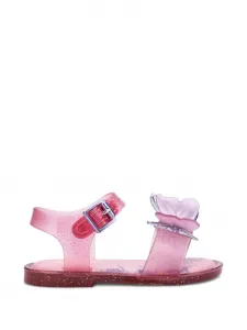 Босоножки с ремешками в виде бабочки Mini Melissa, розовый