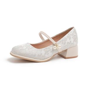 Туфли Мэри Джейн на массивном каблуке 4,5 см, женские Be good, Black