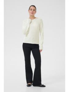 Kaffe Вязаный свитер Kavera приталенного кроя, цвет «Мел»