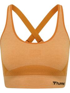 Топ Hummel Sports Hmlclea Yoga Damen, цвет blazing orange/carrot curl melange