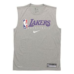 Футболка баскетбольные nba la lakers безрукавка для мужчин Nike, серый