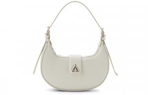 Сумка PU Полумесяц, Маленькая Женская Сумка Через Плечо Нуар Черный/Мел Белый/Коньяк Светлый Умбра/Олово Оловянно-Серый CHARLES&KEITH