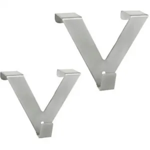 Крючки для штор Riva V-образные, для установки на оконные и дверные рамы Good Life, серебристый