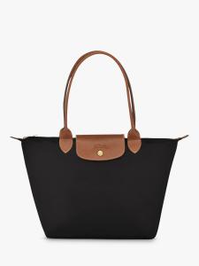 Сумка шоппер Longchamp Le Pliage Original текстильная, черная