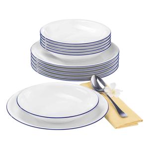 Столовый сервиз Seltmann Weiden, 32,3x23,5x32,3 см, белый/синий