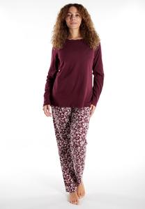 Пижамный комплект Götzburg SET, Lila Mittel Allover/Bordeaux