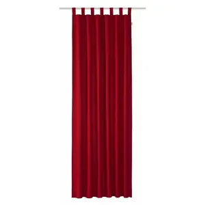 Штора DOVE на петлях, 1 шт. Tom Tailor Home, темно-красный