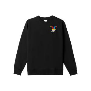 Nike Свитшот мужской черный с круглым вырезом Moderate