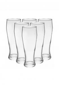 Бокалы пивные Van Well для пшеничного пива, 500 мл, 6 штук