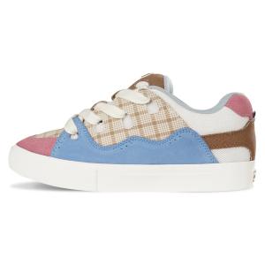 Ollieskate Износостойкие и легкие низкие кроссовки для скейтбординга унисекс коричневого, розового и синего цвета