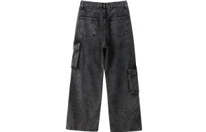 Джинсы унисекс ER, Мытый черный