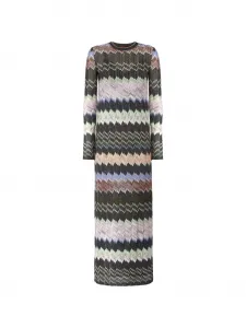 Платье с зигзагообразным узором Missoni, черный