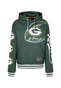 Толстовка с капюшоном NFL Packers Go Pack Go в классическом дизайне Re:Covered, зеленый