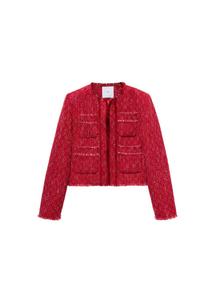 Куртка межсезонная MANGO Rosso, красный