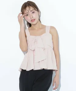 Блузка с баской и лентой Jill By Jill Stuart, цвет Pink