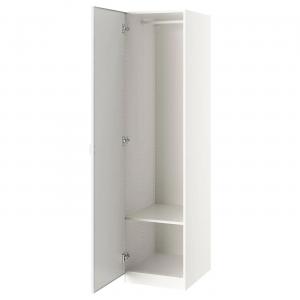 Гардероб PAX/ÅHEIM IKEA, 50x60x201 см, цвет white/mirror glass