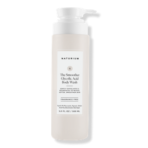 Гель для душа с гликолевой кислотой Smoother Naturium, 16.9 oz