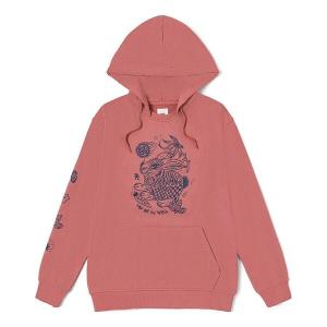 Толстовка year of the rabbit hoodie 'red' Vans, красный