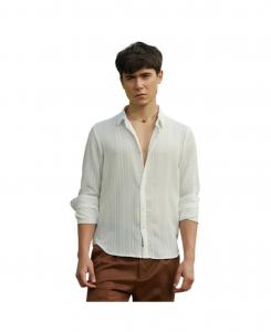 Мужская рубашка в полоску Campus Sutra, White