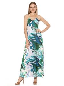 Платье макси от Selena ALEXIA ADMOR, цвет abstract liquid