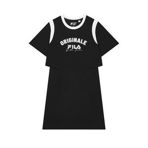 FILA Женские шорты-платье с рукавами, цвет Black