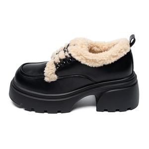 Повседневные однобортные туфли женские ZHR, Black