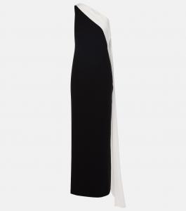 Платье на одно плечо с шарфом Roland Mouret, Monochrome