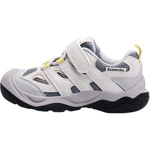 Скользостойкие амортизирующие износостойкие дышащие низкие детские повседневные кроссовки Kids' Xiaomi step, светло-серый