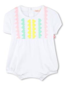 Billieblush комбинезон с вышивкой, белый