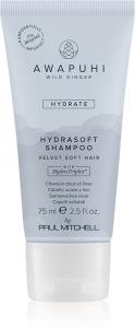 Увлажняющий шампунь Awapuhi Wild Ginger Hydrasoft Paul Mitchell, 75 мл
