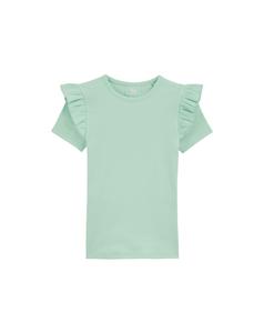 WE Fashion Футболка 'Meisjes' в светло-зеленом цвете