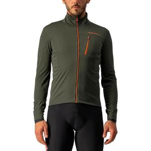 Куртка Castelli Go Castelli, Military Green/Fiery Red