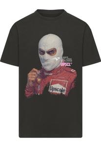 MT Upscale Футболка 'Racing Driver' в черном цвете