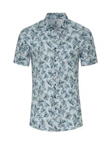 Рубашка Slim Fit на пуговицах DESOTO, синий