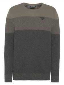 Вязаный свитер песочного цвета Bruno Banani