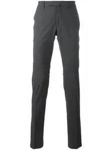 Брюки-чинос кроя слим Incotex, серый